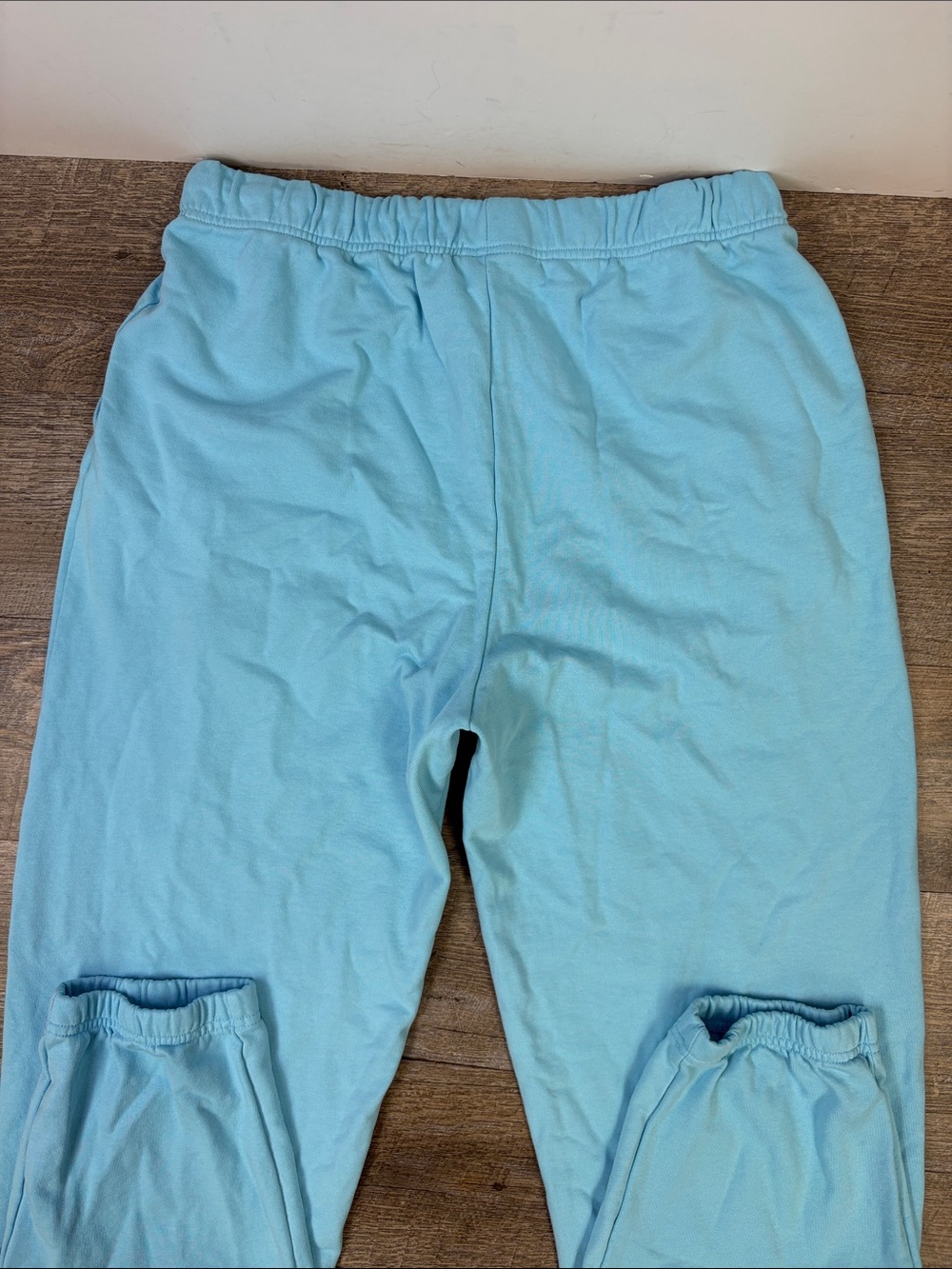 Year of Ours YOS x FFF Sky Blue Oversized Cotton Jogger Sweatpants M/L Lounge - Picture 5 of 13